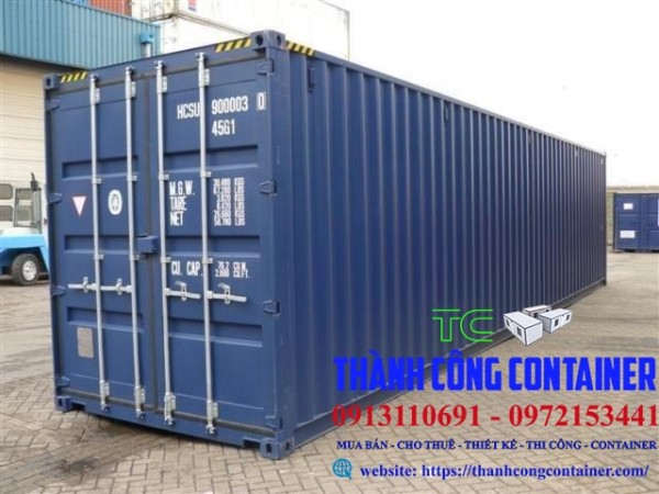 Container 40 feet dc xanh