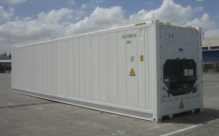 Khối lượng Container lạnh 40 feet