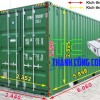 kích thước container 20ft