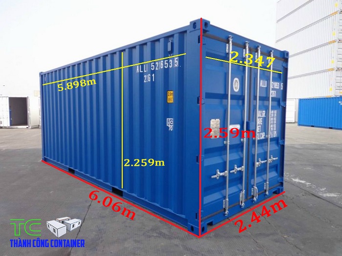 Container 20 feet dc